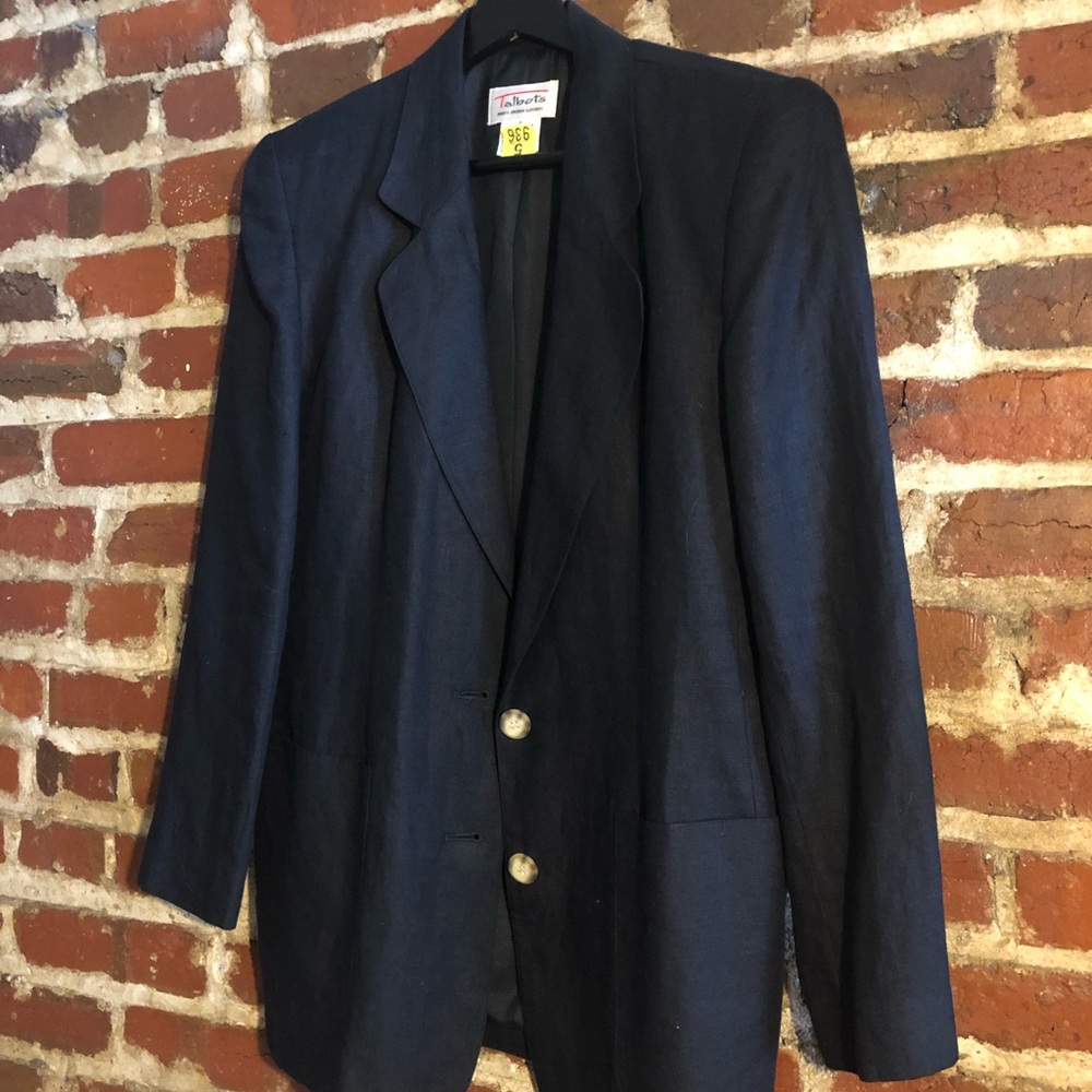 Talbots 100% Linen Suit Jacket